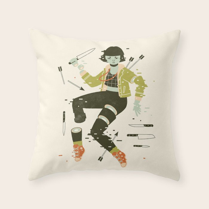 To Pieces Throw Pillow Gallery Image 1