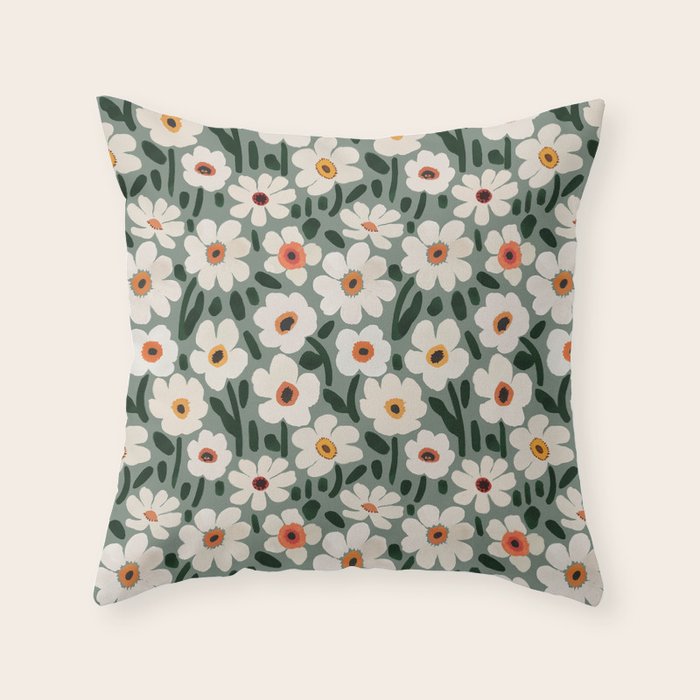 Botanical Garden Throw Pillow Gallery Image 6