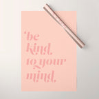 Be Kind to Your Mind Wrapping Paper Gallery Image 1