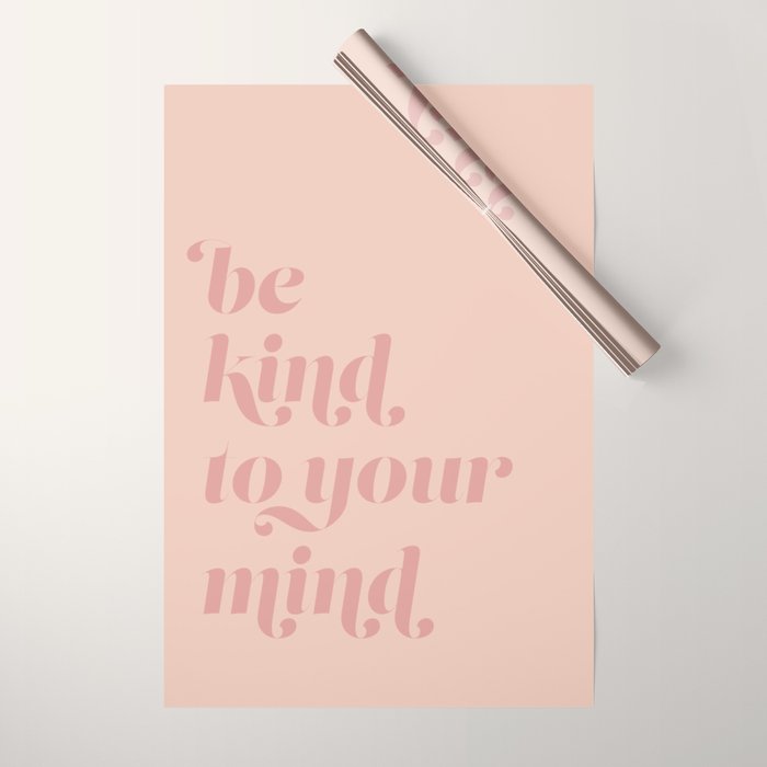 Be Kind to Your Mind Wrapping Paper Gallery Image 1