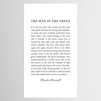 The Man In The Arena Tablecloth Gallery Image 2