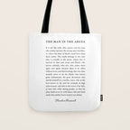 The Man In The Arena Tote Bag Gallery Image 1