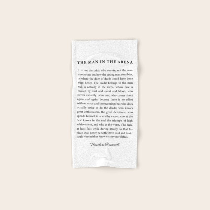 The Man In The Arena Towels Gallery Image 1