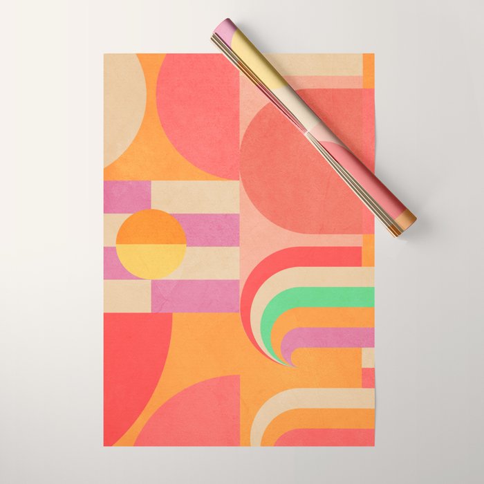 Geometric Shapes 185 Wrapping Paper Gallery Image 1