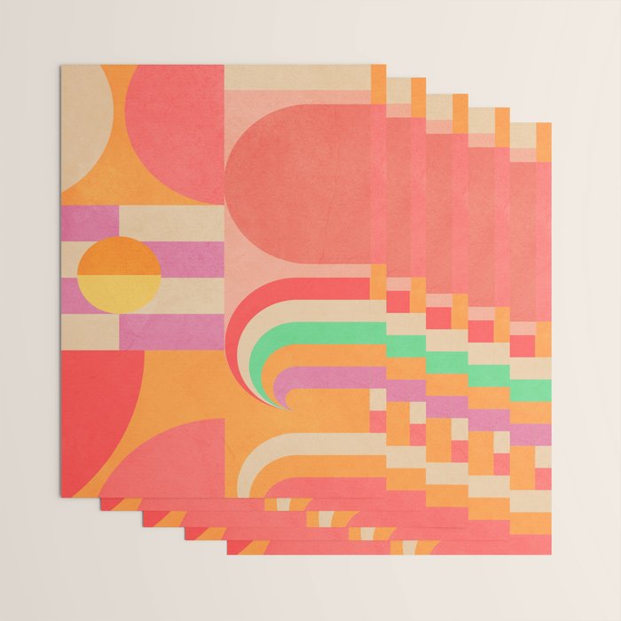 Geometric Shapes 185 Wrapping Paper Gallery Image 3