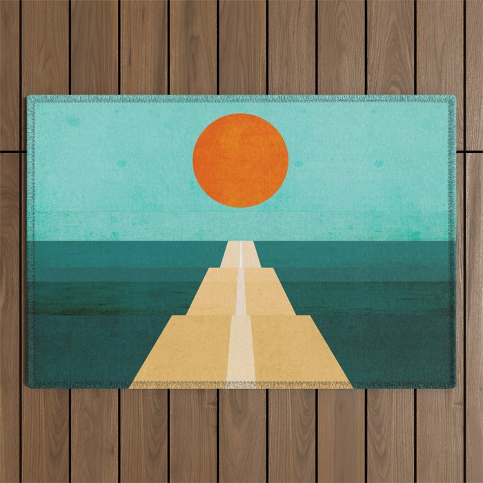 The Road Less Traveled Outdoor Rug Gallery Image 1