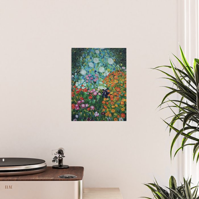 Flower Garden Riot of Colors by Gustav Klimt Poster Gallery Image 2
