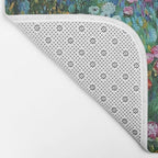 Flower Garden Riot of Colors by Gustav Klimt Bath Mat Gallery Image 2