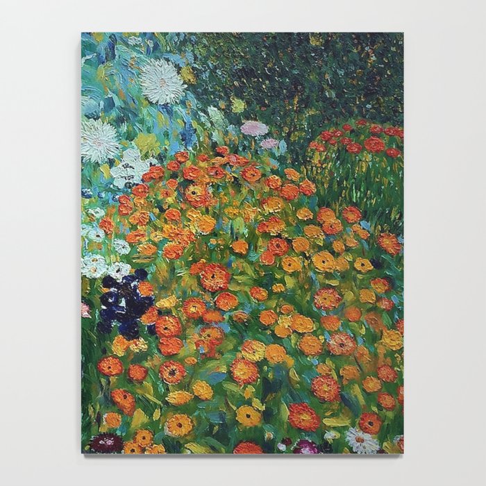 Flower Garden Riot of Colors by Gustav Klimt Notebook Gallery Image 4