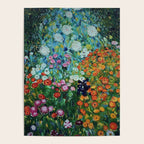 Flower Garden Riot of Colors by Gustav Klimt Poster Gallery Image 4