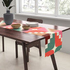 Winter Retro Quilt Pattern Table Runner Gallery Image 2