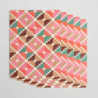 Winter Retro Quilt Pattern Wrapping Paper Gallery Image 3