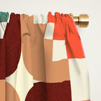 Winter Retro Quilt Pattern Window Curtain Gallery Image 2