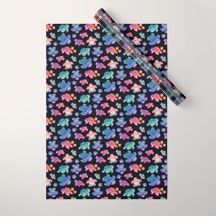 Sea turtle Wrapping Paper Gallery Image 1