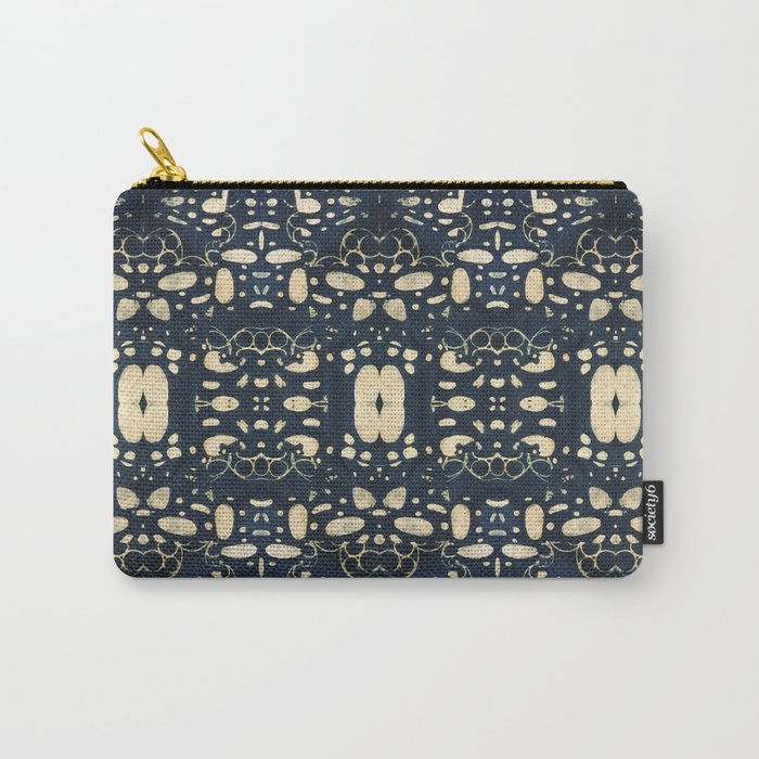 Dark Indigo Batik Carry All Pouch Gallery Image 1