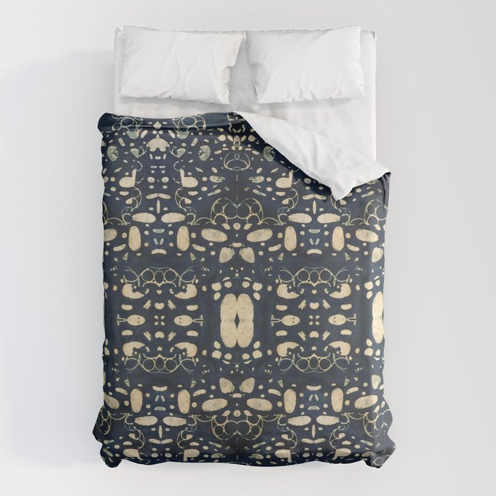Dark Indigo Batik Duvet Cover Gallery Image 6