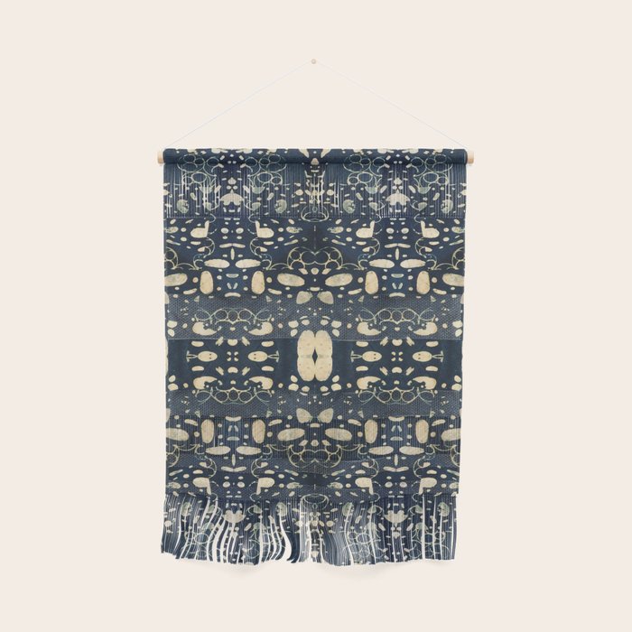Dark Indigo Batik Wall Hanging Gallery Image 1