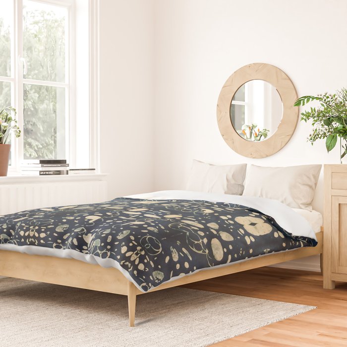 Dark Indigo Batik Duvet Cover Gallery Image 2