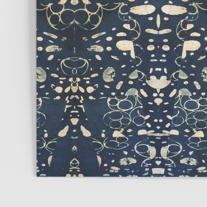 Dark Indigo Batik Poster Gallery Image 3