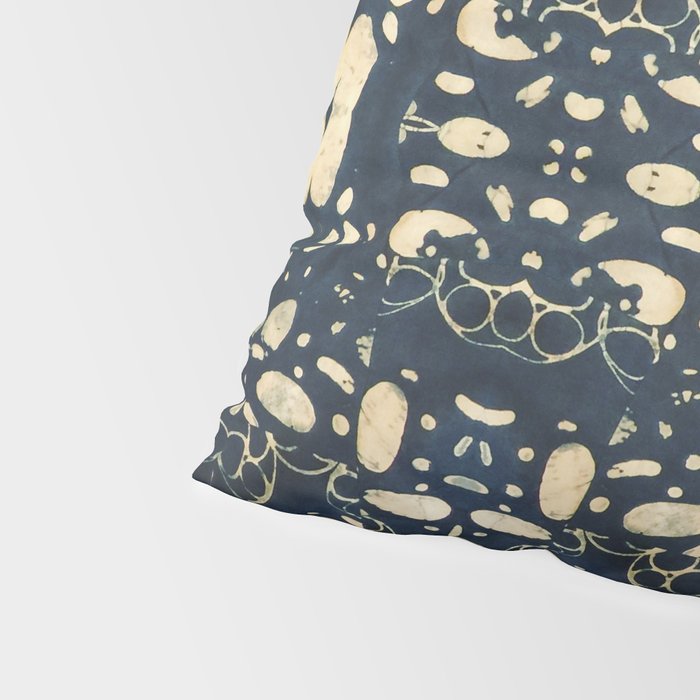 Dark Indigo Batik Pillow Sham Gallery Image 4