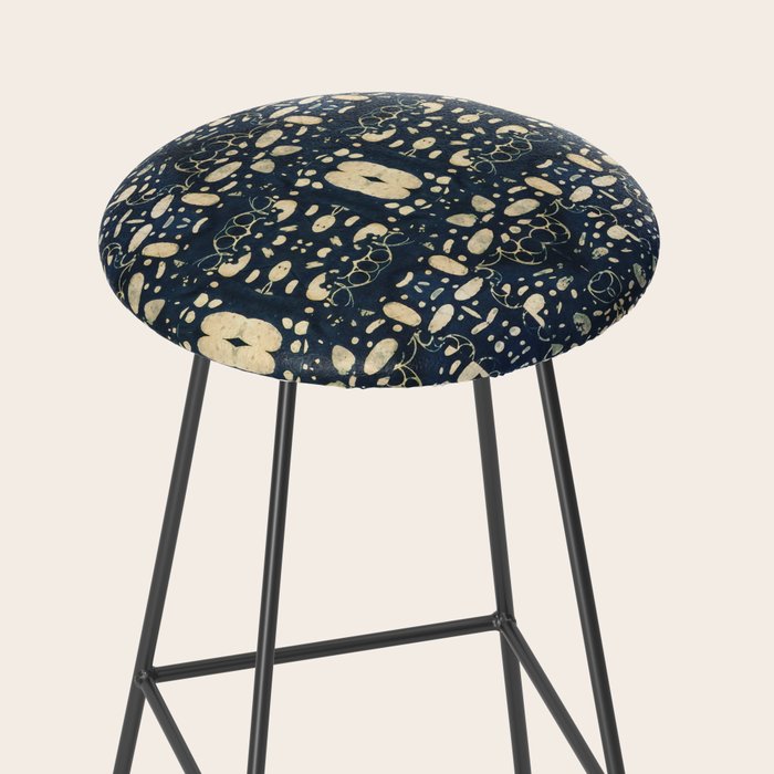 Dark Indigo Batik Stool Gallery Image 2