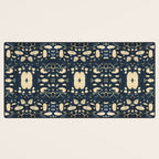 Dark Indigo Batik Desk Mat Gallery Image 3