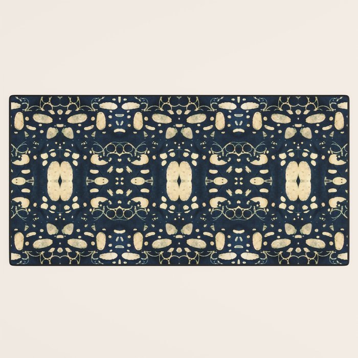 Dark Indigo Batik Desk Mat Gallery Image 3