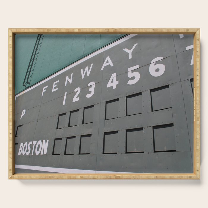 Fenwall -- Boston Fenway Park Wall, Green Monster, Red Sox Serving Tray Gallery Image 1