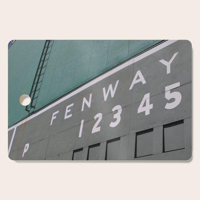 Fenwall -- Boston Fenway Park Wall, Green Monster, Red Sox Cutting Board Gallery Image 1