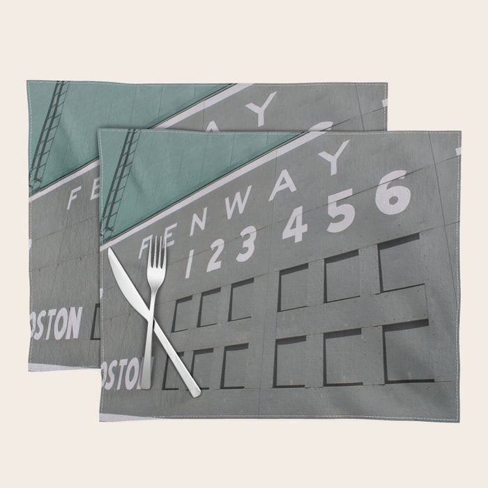 Fenwall -- Boston Fenway Park Wall, Green Monster, Red Sox Placemat Gallery Image 1