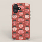 Love Bug Ladybugs - Valentines Day Colors iPhone Case Gallery Image 1
