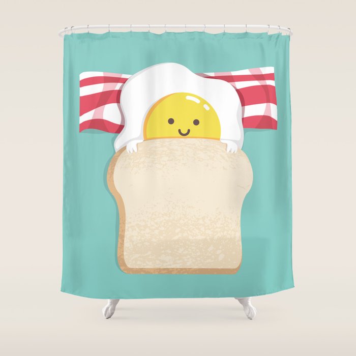 Morning Breakfast Shower Curtain Gallery Image 1