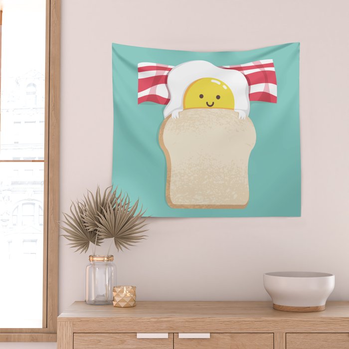 Morning Breakfast Wall Tapestry Gallery Image 2
