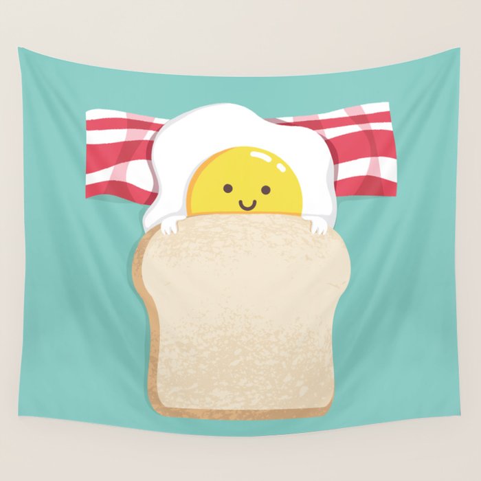 Morning Breakfast Wall Tapestry Gallery Image 4