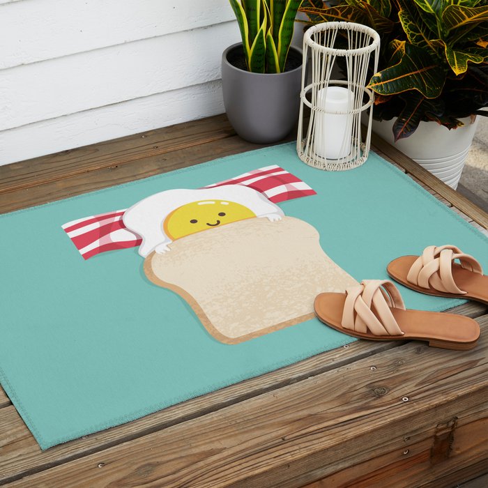 Morning Breakfast Outdoor Rug Gallery Image 2