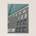 Fenwall -- Boston Fenway Park Wall, Green Monster, Red Sox Stationery Card Gallery Image 2