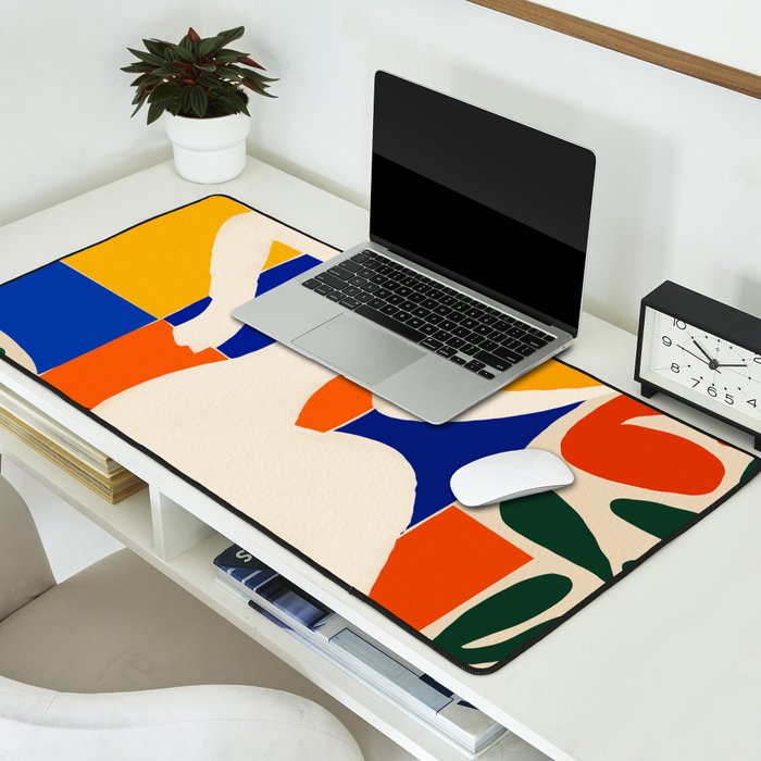 Sitting Muse cut out Desk Mat Gallery Image 2