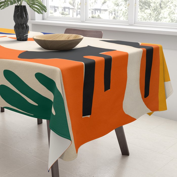 Sitting Muse cut out Tablecloth Gallery Image 3