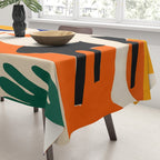 Sitting Muse cut out Tablecloth Gallery Image 3
