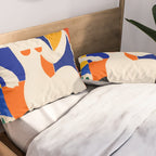 Sitting Muse cut out Pillow Sham Gallery Image 2