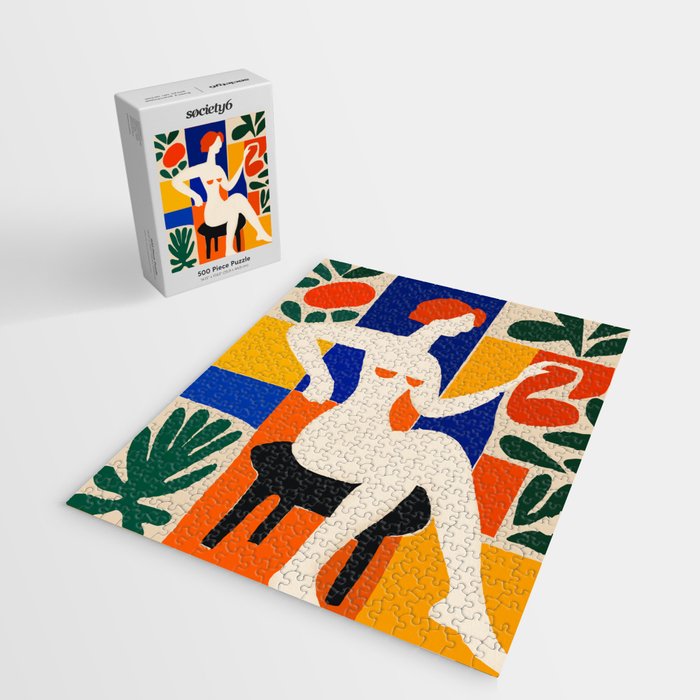 Sitting Muse cut out Jigsaw Puzzle Gallery Image 2