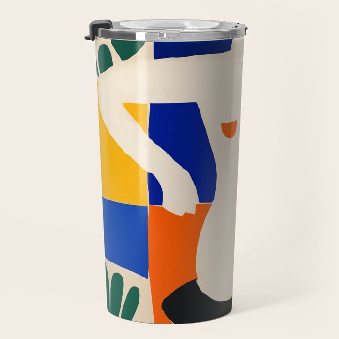 Sitting Muse cut out Travel Mug Gallery Image 3
