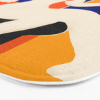 Sitting Muse cut out Bath Mat Gallery Image 3