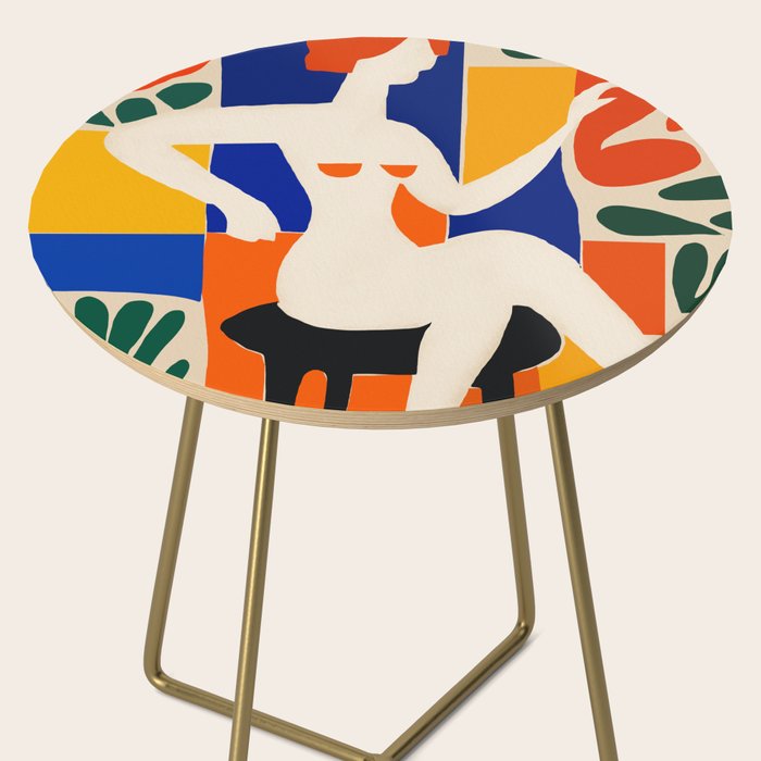 Sitting Muse cut out Side Table Gallery Image 2