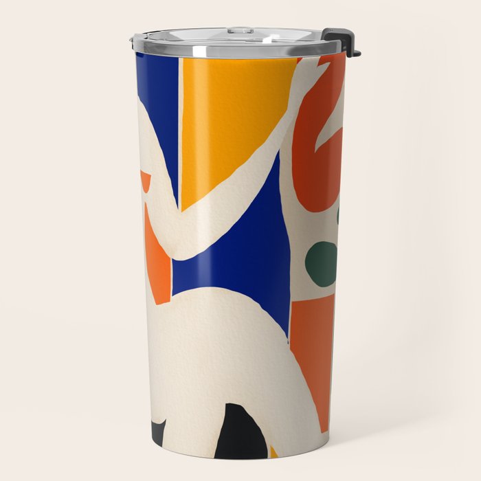 Sitting Muse cut out Travel Mug Gallery Image 2