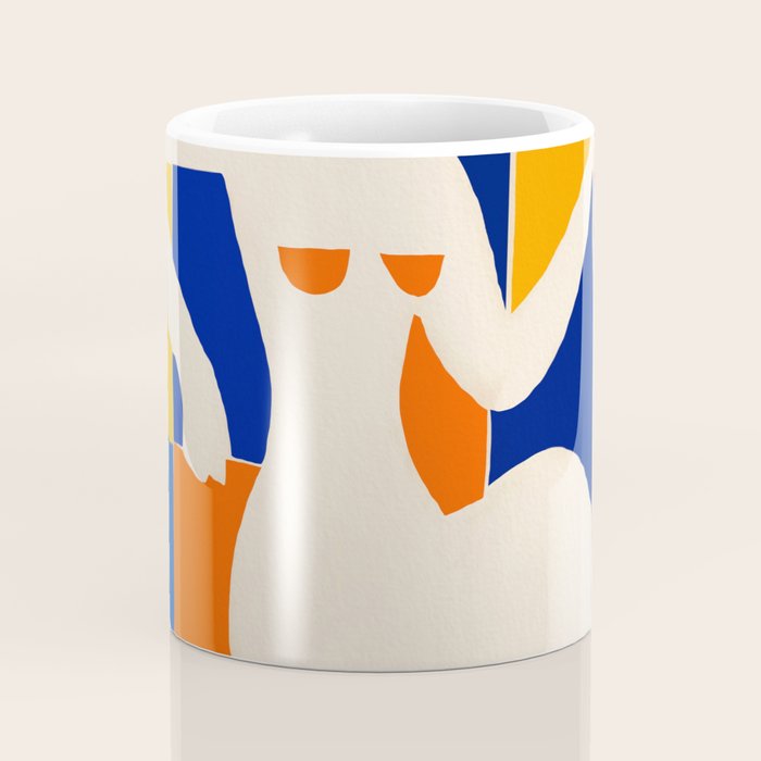 Sitting Muse cut out Coffee Mug Gallery Image 4