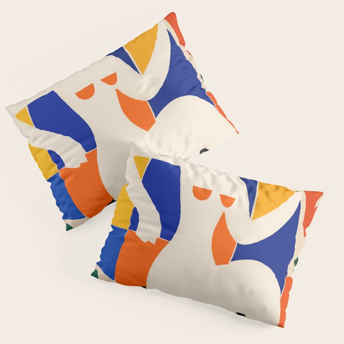 Sitting Muse cut out Pillow Sham Gallery Image 1