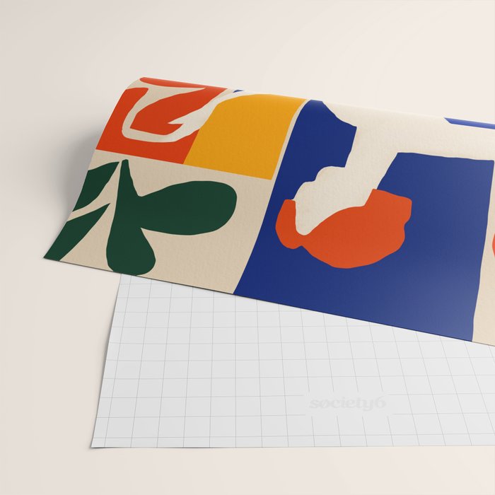 Sitting Muse cut out Wrapping Paper Gallery Image 2