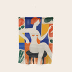 Sitting Muse cut out Wall Hanging Gallery Image 1