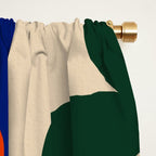 Sitting Muse cut out Window Curtain Gallery Image 2